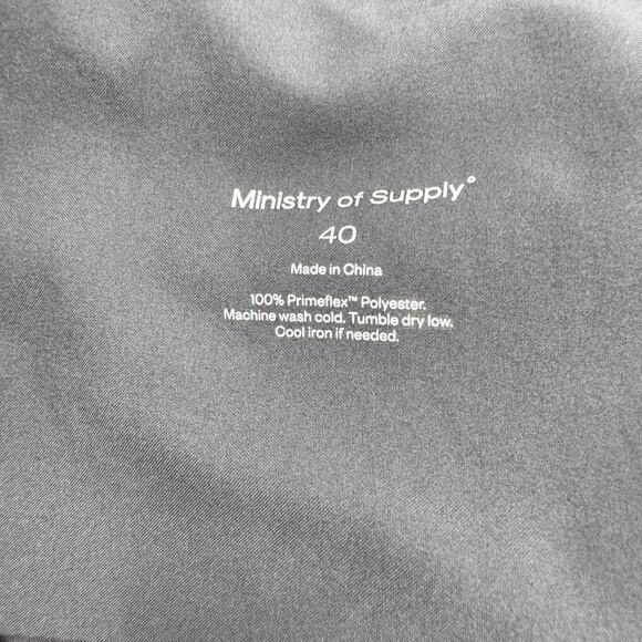 Ministry of Supply Shorts Mens 40 (40x7.5 ACTUAL) Gray 5 Pocket Performance - Picture 3 of 6